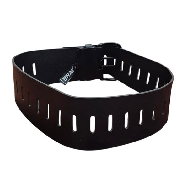 Brave Willa Bridle Black Leather Women's Belt Size 30 - Picture 4 of 12